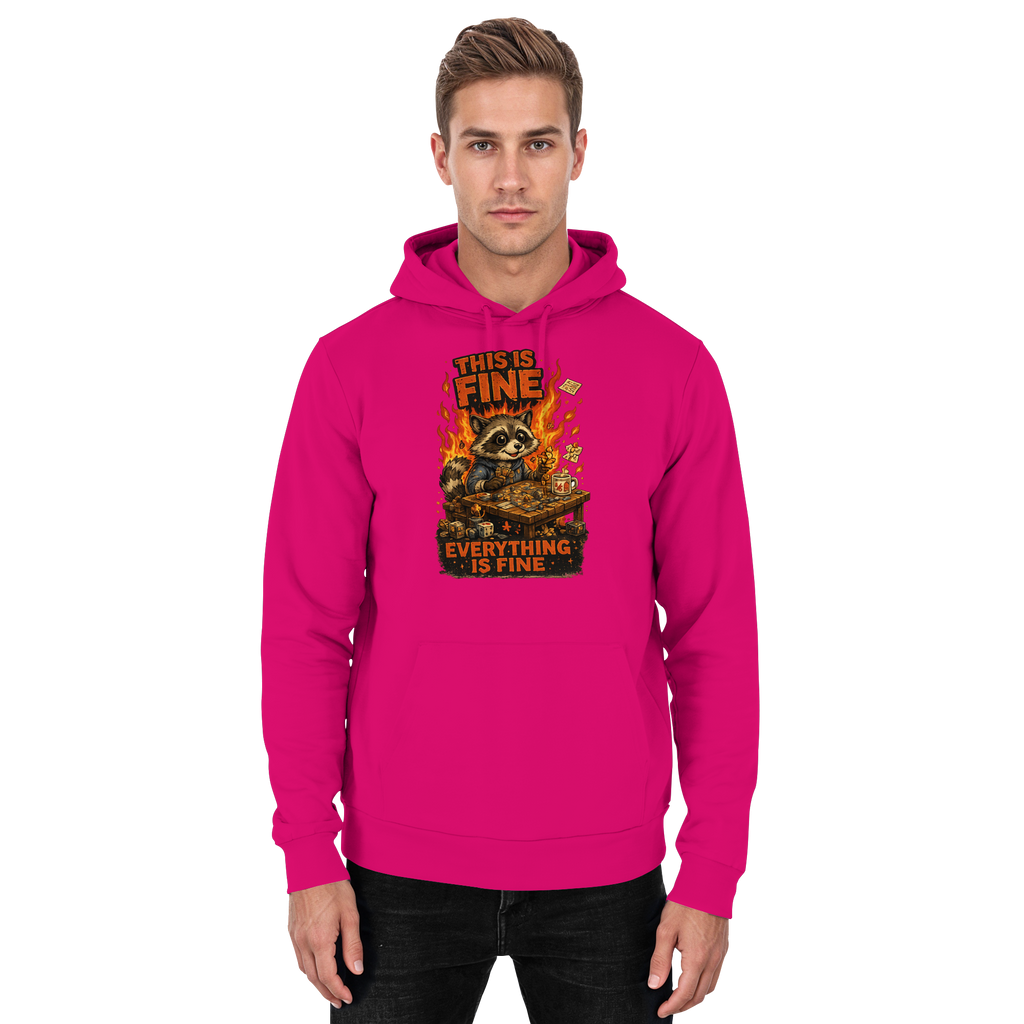 This Is Fine Club! - Basic Unisex Hoodie