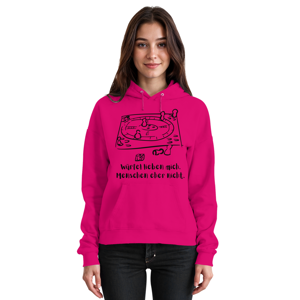 Würfel lieben mich. Menschen eher nicht. - Basic Unisex Hoodie