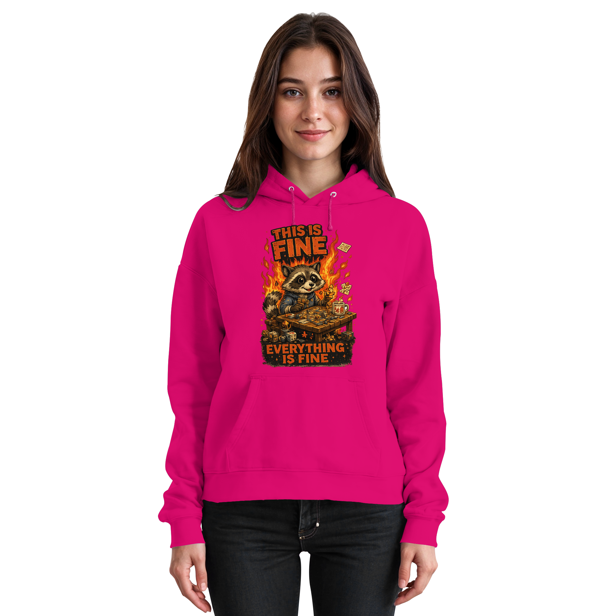 This Is Fine Club! - Basic Unisex Hoodie