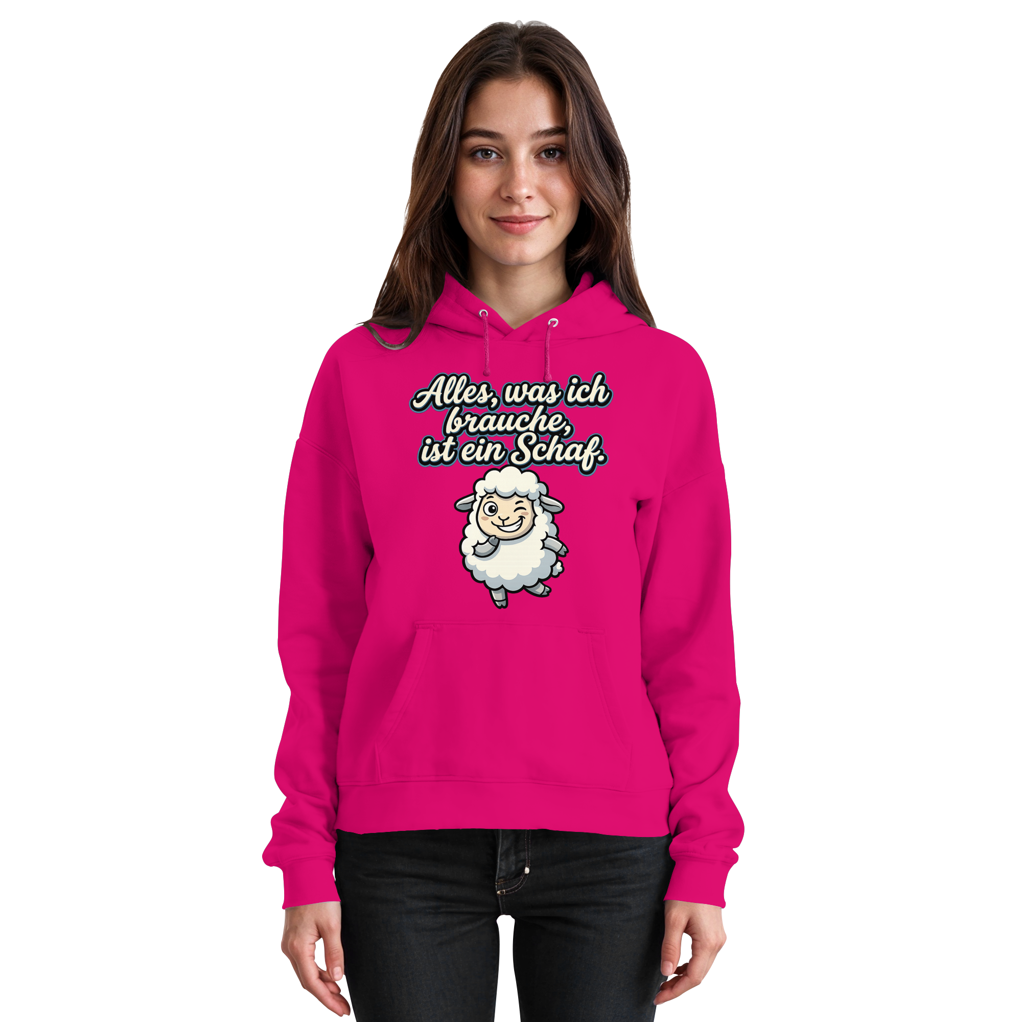 Alles, was ich brauche, ist ein Schaf!  - Basic Unisex Hoodie