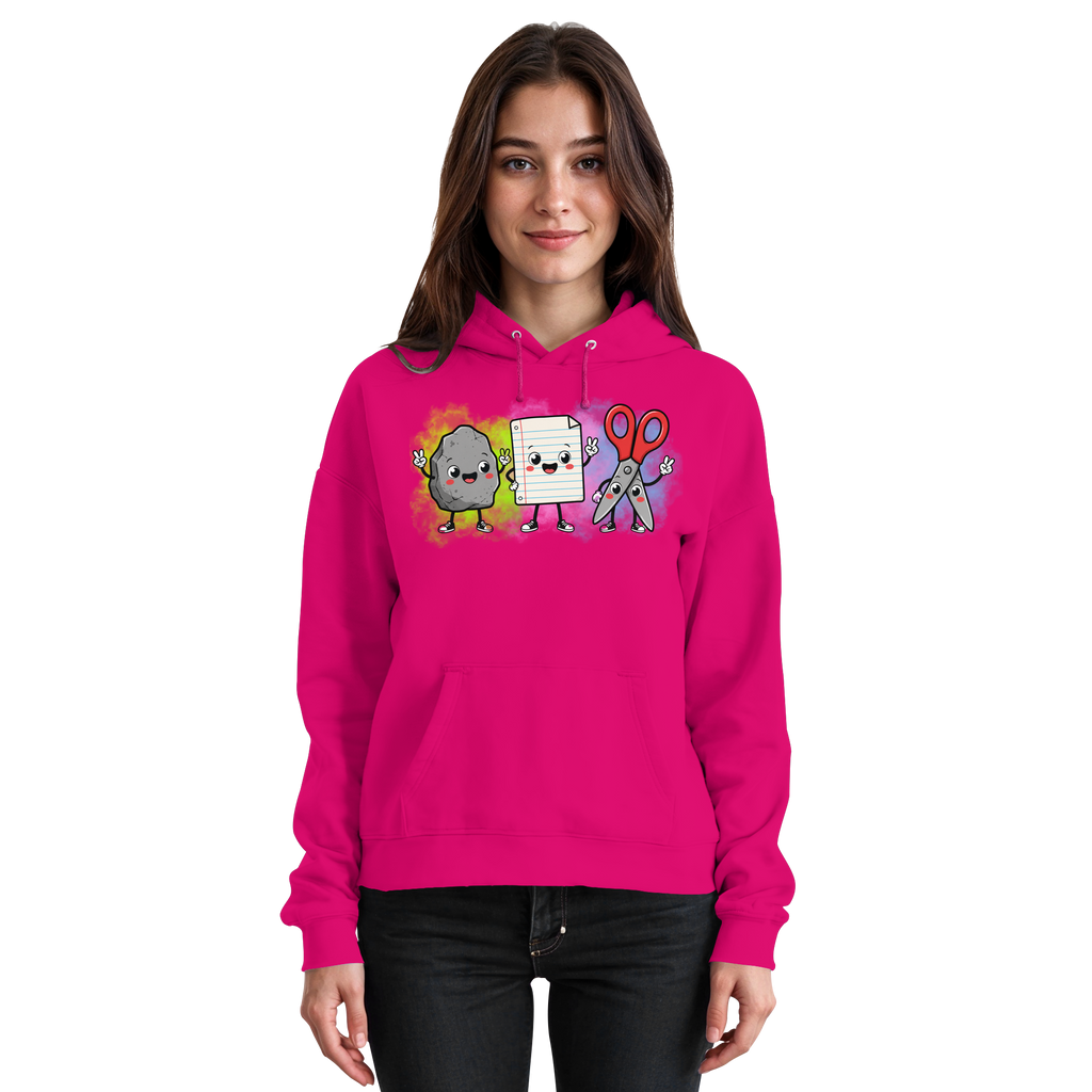 Stein schlägt Schere schlägt Papier! - Basic Unisex Hoodie