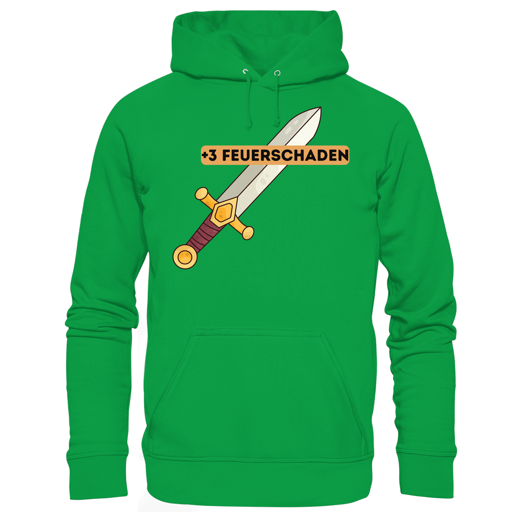 +3 Feuerschaden - Basic Unisex Hoodie