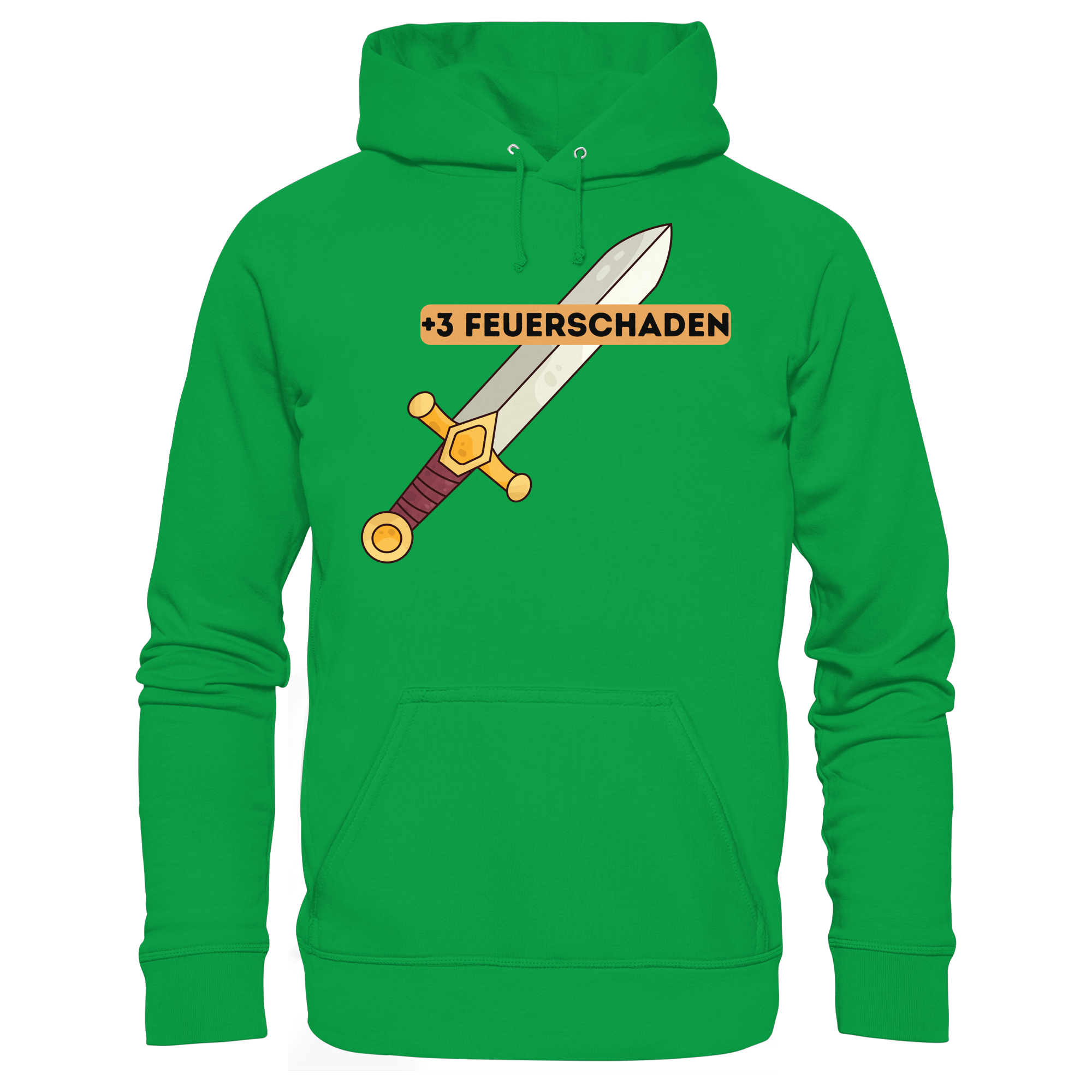 +3 Feuerschaden - Basic Unisex Hoodie