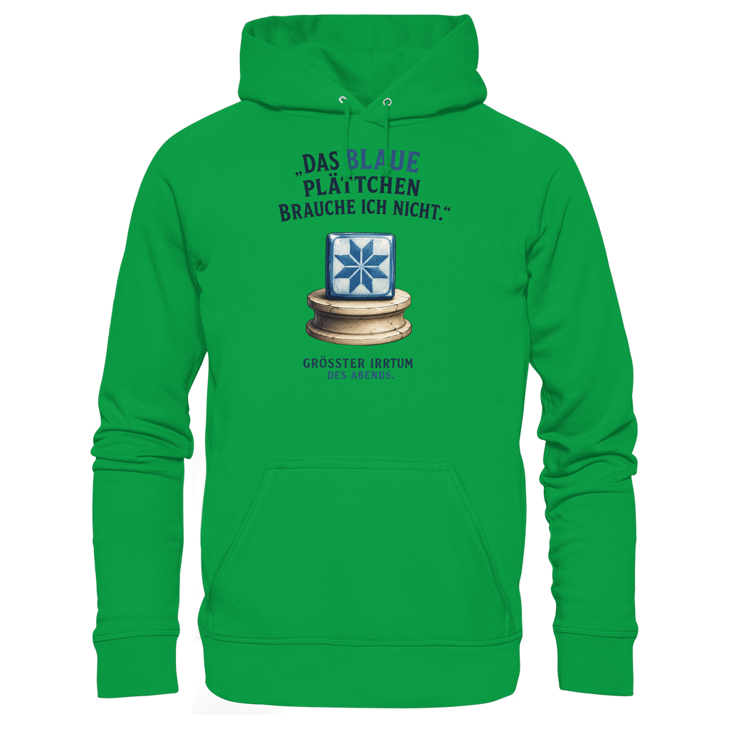Das blaue Plättchen - Basic Unisex Hoodie