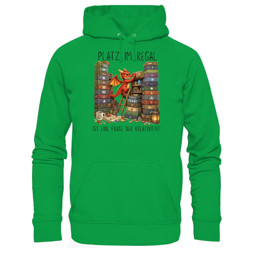 Platz im Regal ist eine Frage der Kreativität. - Basic Unisex Hoodie