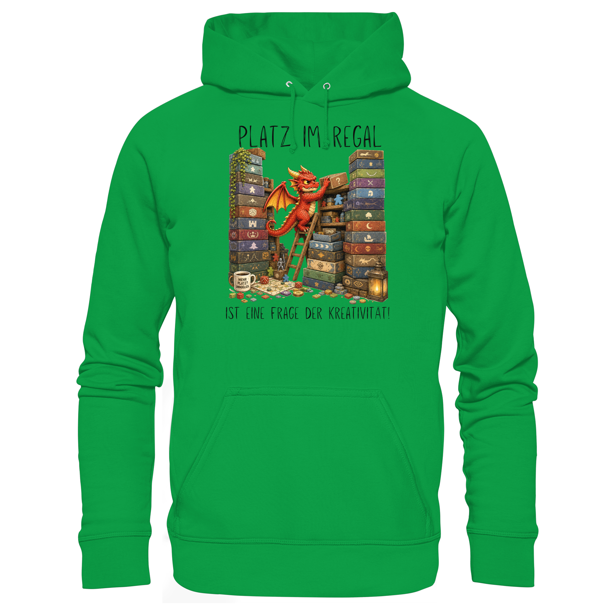 Platz im Regal ist eine Frage der Kreativität. - Basic Unisex Hoodie