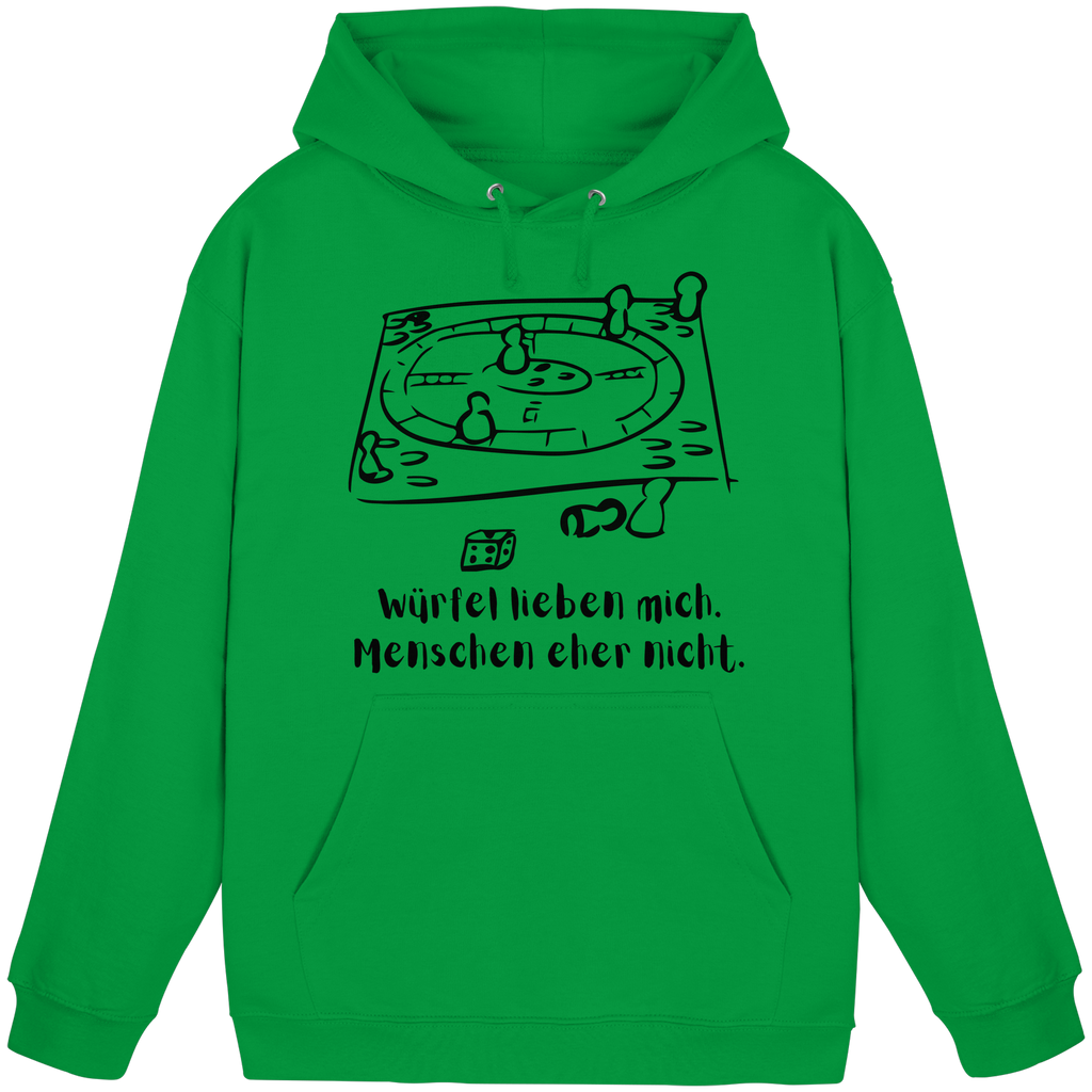 Würfel lieben mich. Menschen eher nicht. - Basic Unisex Hoodie