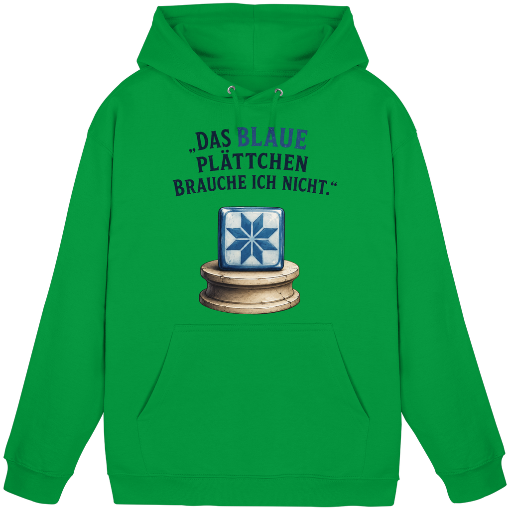 Das blaue Plättchen - Basic Unisex Hoodie