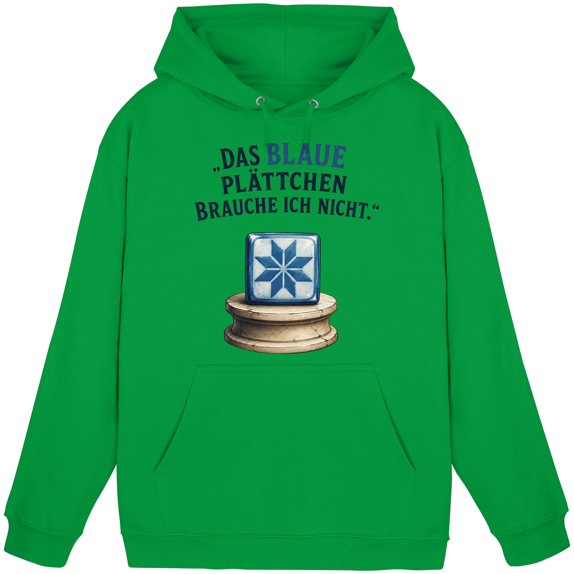 Das blaue Plättchen - Basic Unisex Hoodie