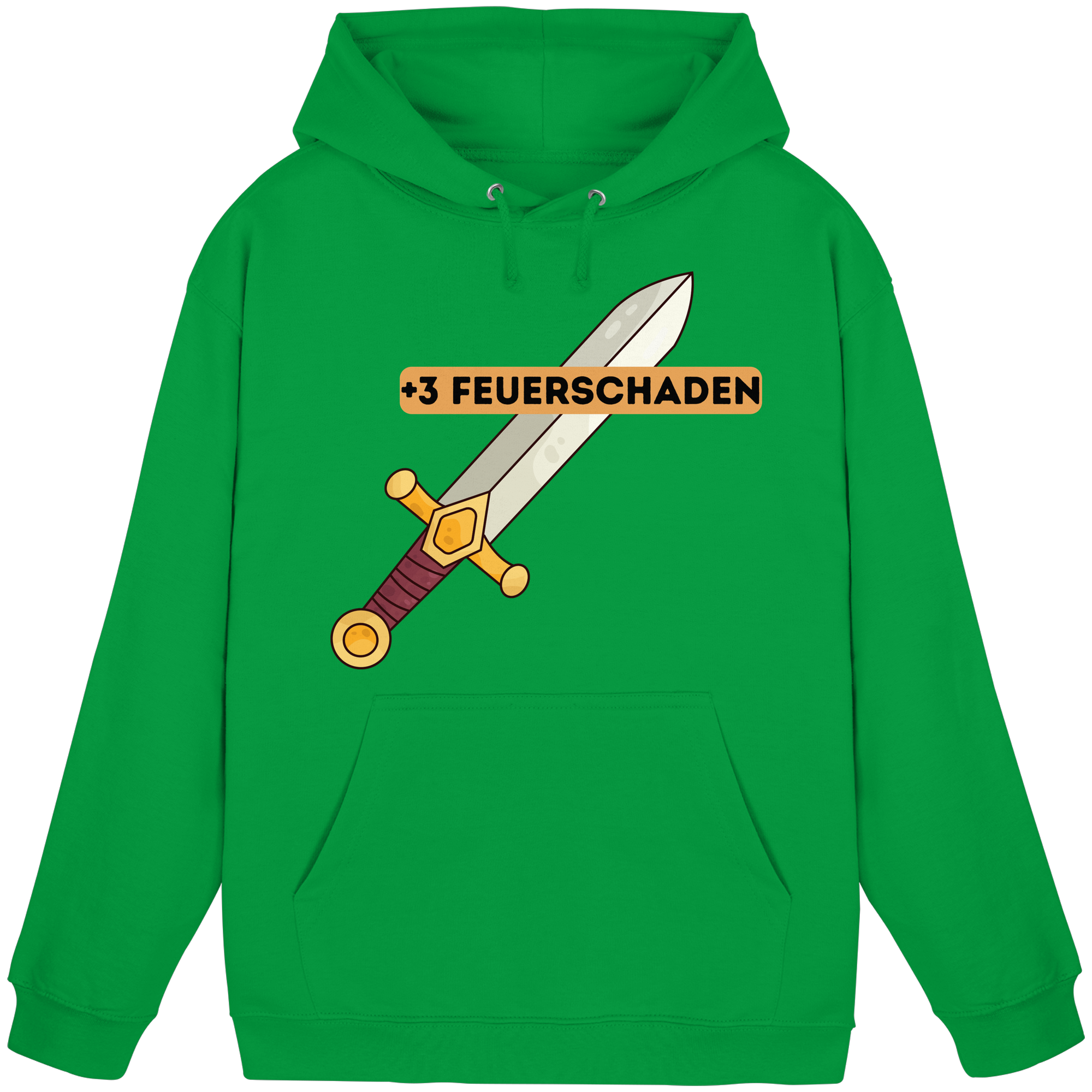 +3 Feuerschaden - Basic Unisex Hoodie