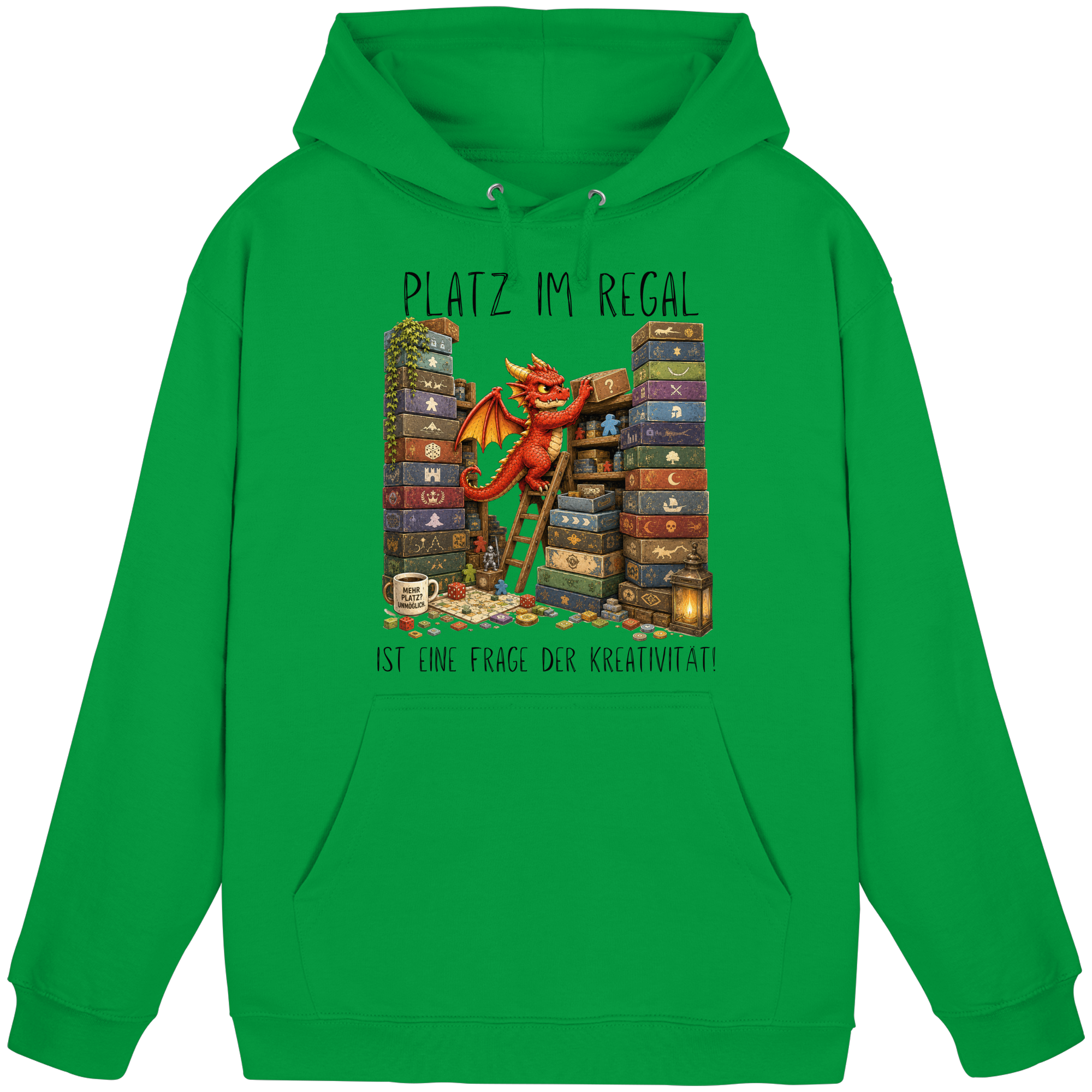 Platz im Regal ist eine Frage der Kreativität. - Basic Unisex Hoodie