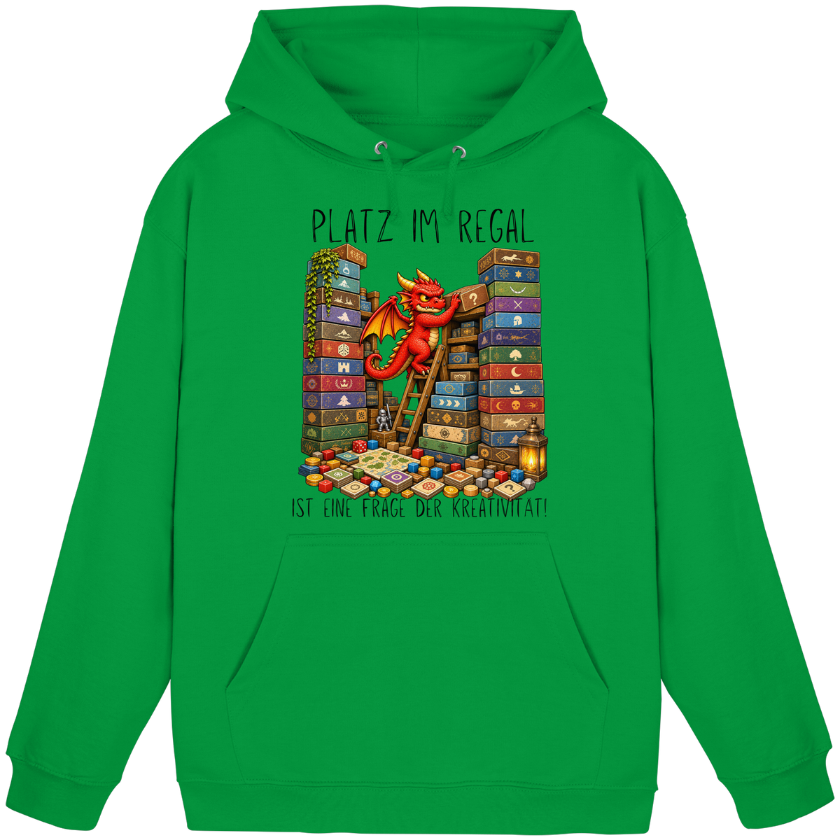 Platz im Regal ist eine Frage der Kreativität. - Basic Unisex Hoodie