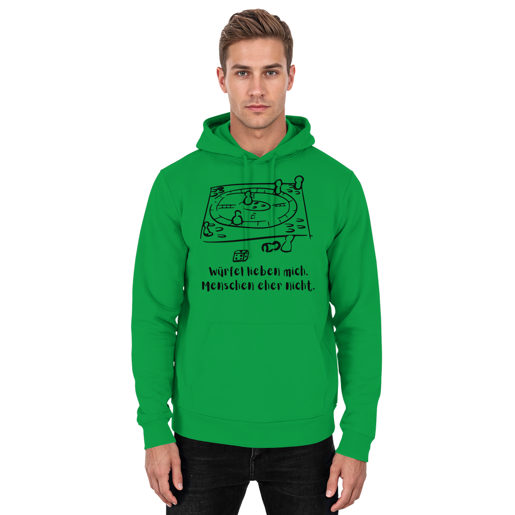 Würfel lieben mich. Menschen eher nicht. - Basic Unisex Hoodie