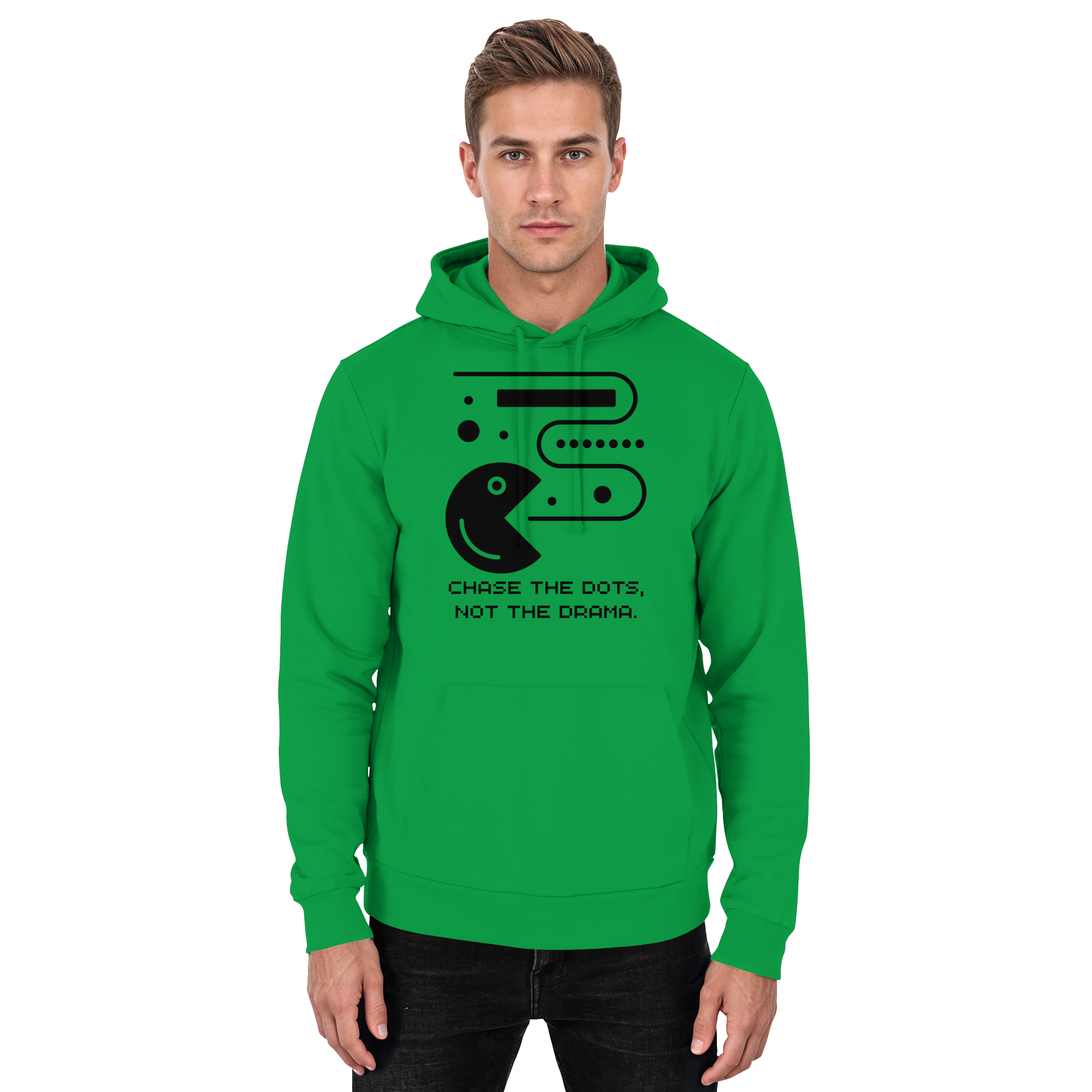 Chase the Dots, Not the Drama - Basic Unisex Hoodie