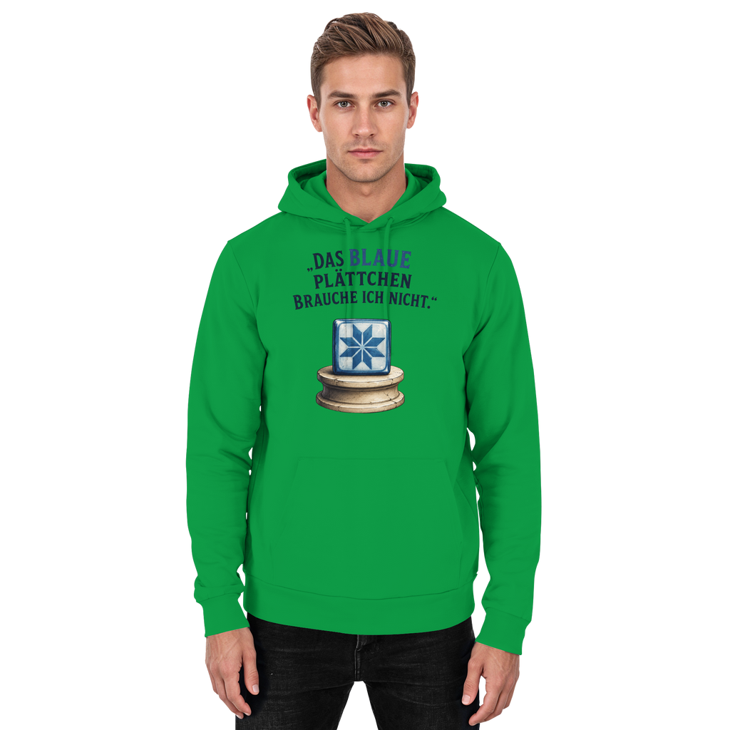 Das blaue Plättchen - Basic Unisex Hoodie