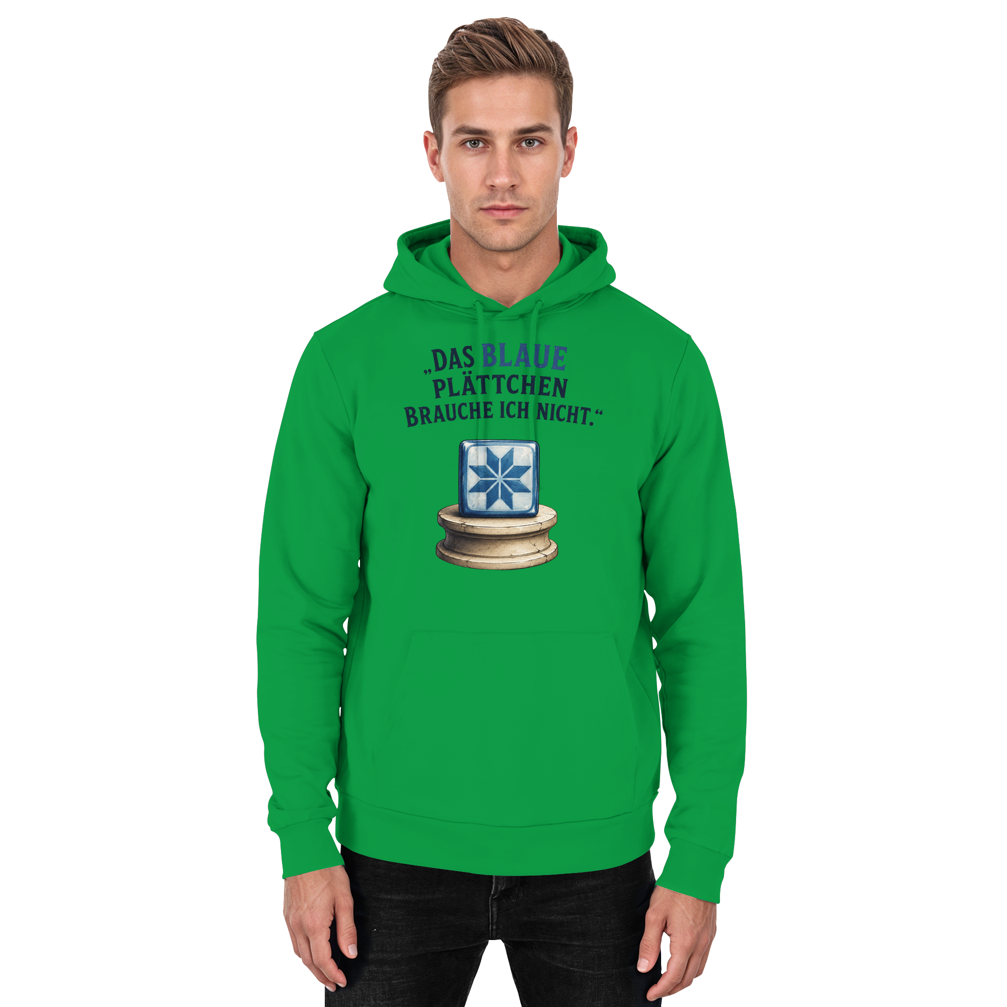 Das blaue Plättchen - Basic Unisex Hoodie