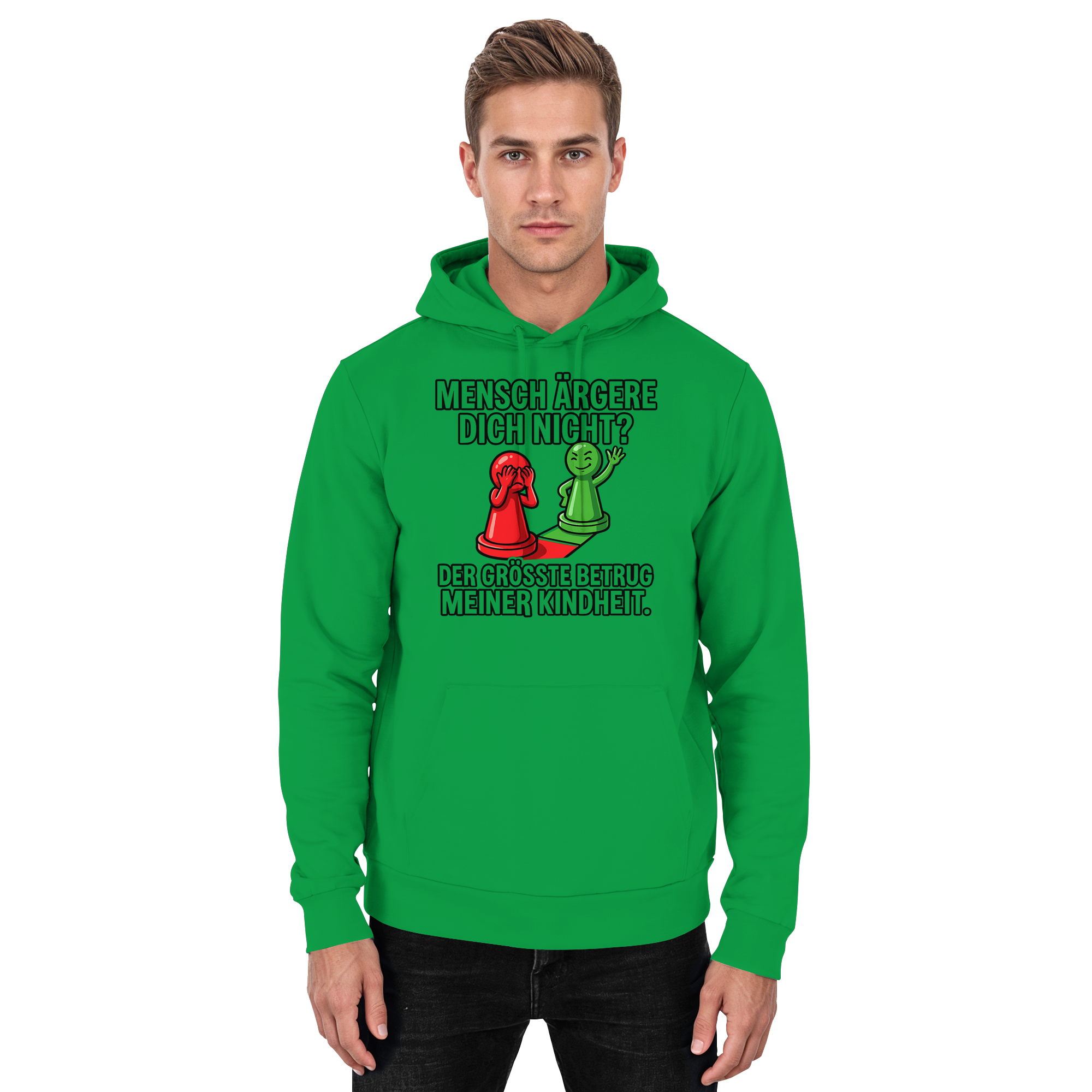 Mensch ärgere dich nicht? – Passiert. - Basic Unisex Hoodie