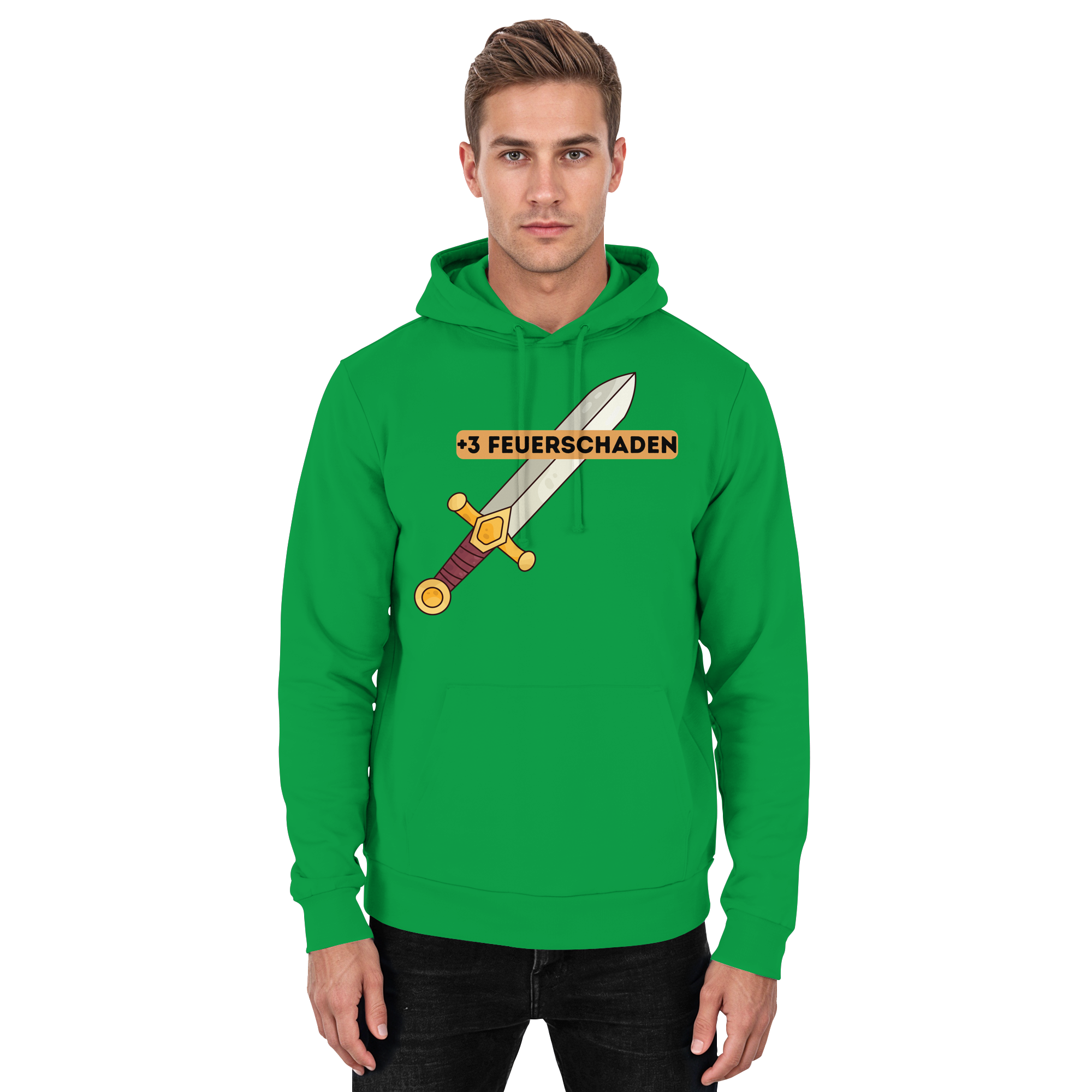 +3 Feuerschaden - Basic Unisex Hoodie