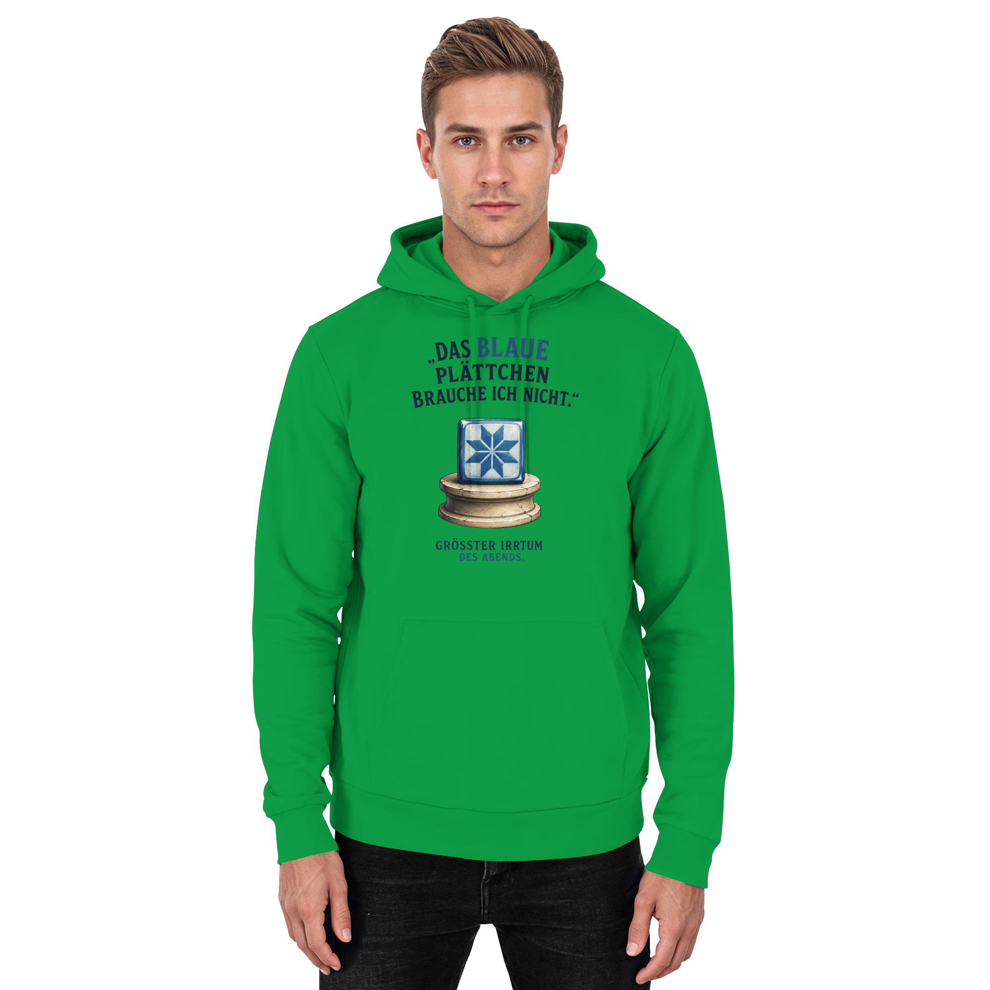 Das blaue Plättchen - Basic Unisex Hoodie