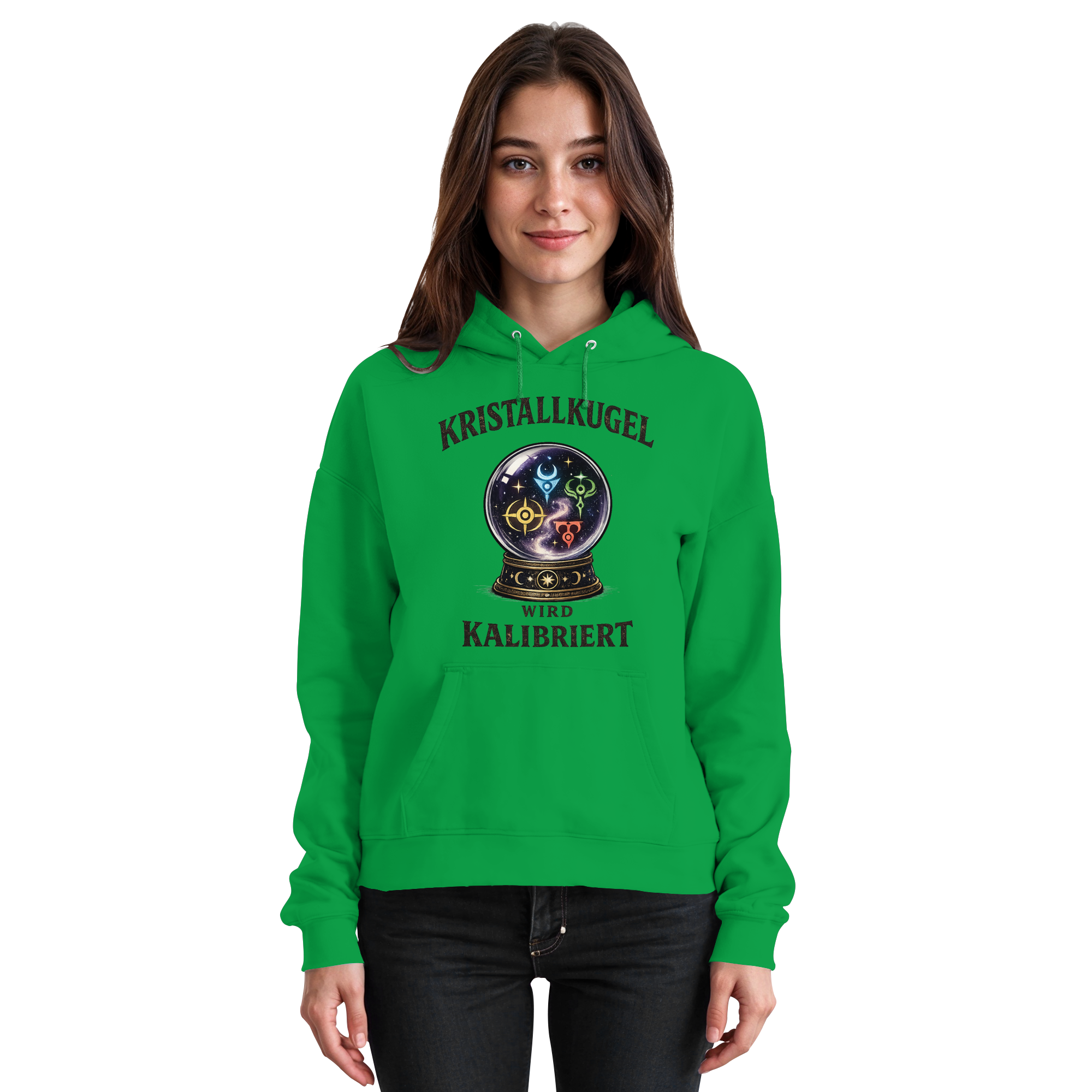 Kristallkugel wird kalibriert - Basic Unisex Hoodie
