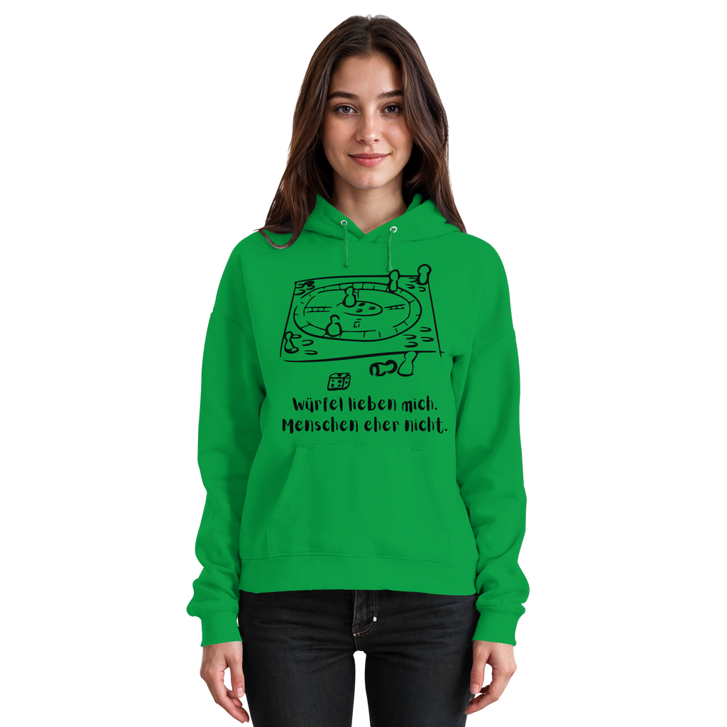 Würfel lieben mich. Menschen eher nicht. - Basic Unisex Hoodie