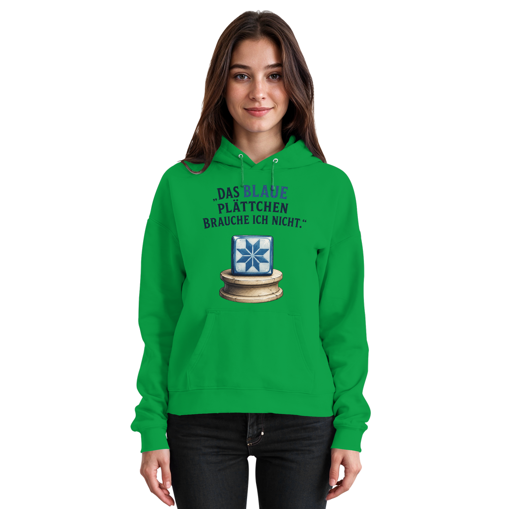 Das blaue Plättchen - Basic Unisex Hoodie