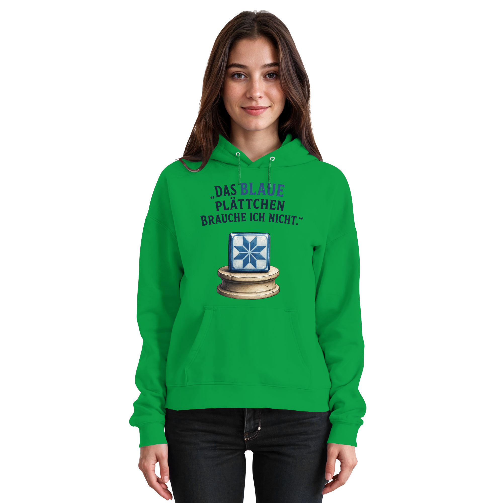 Das blaue Plättchen - Basic Unisex Hoodie