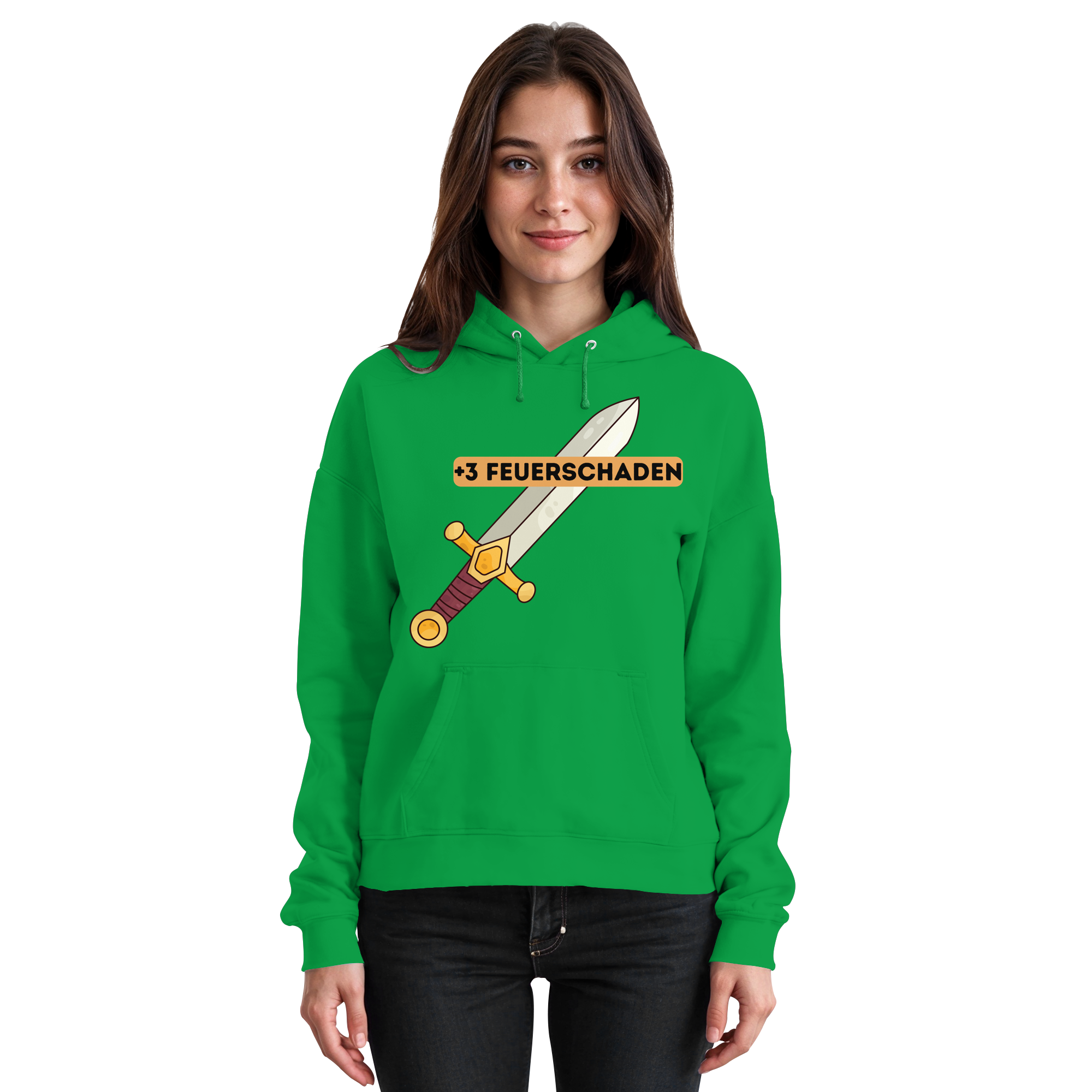 +3 Feuerschaden - Basic Unisex Hoodie