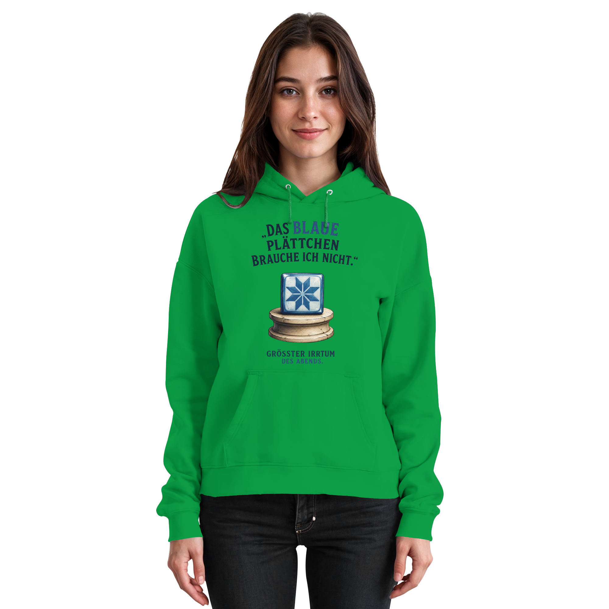Das blaue Plättchen - Basic Unisex Hoodie