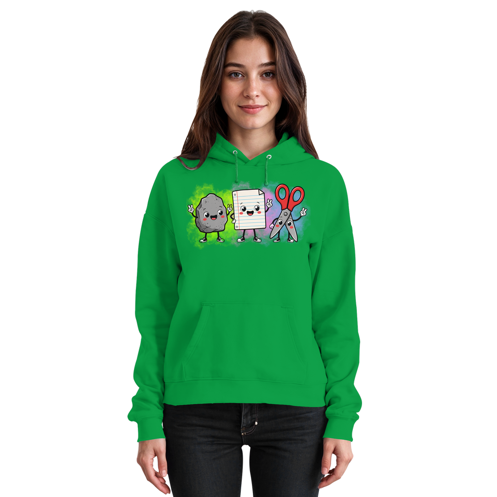 Stein schlägt Schere schlägt Papier! - Basic Unisex Hoodie