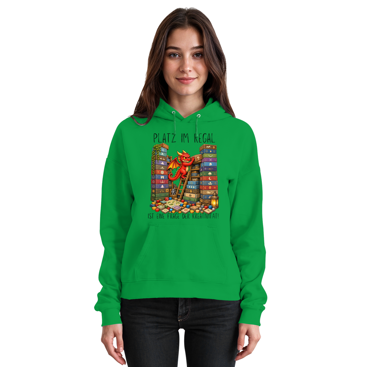 Platz im Regal ist eine Frage der Kreativität. - Basic Unisex Hoodie