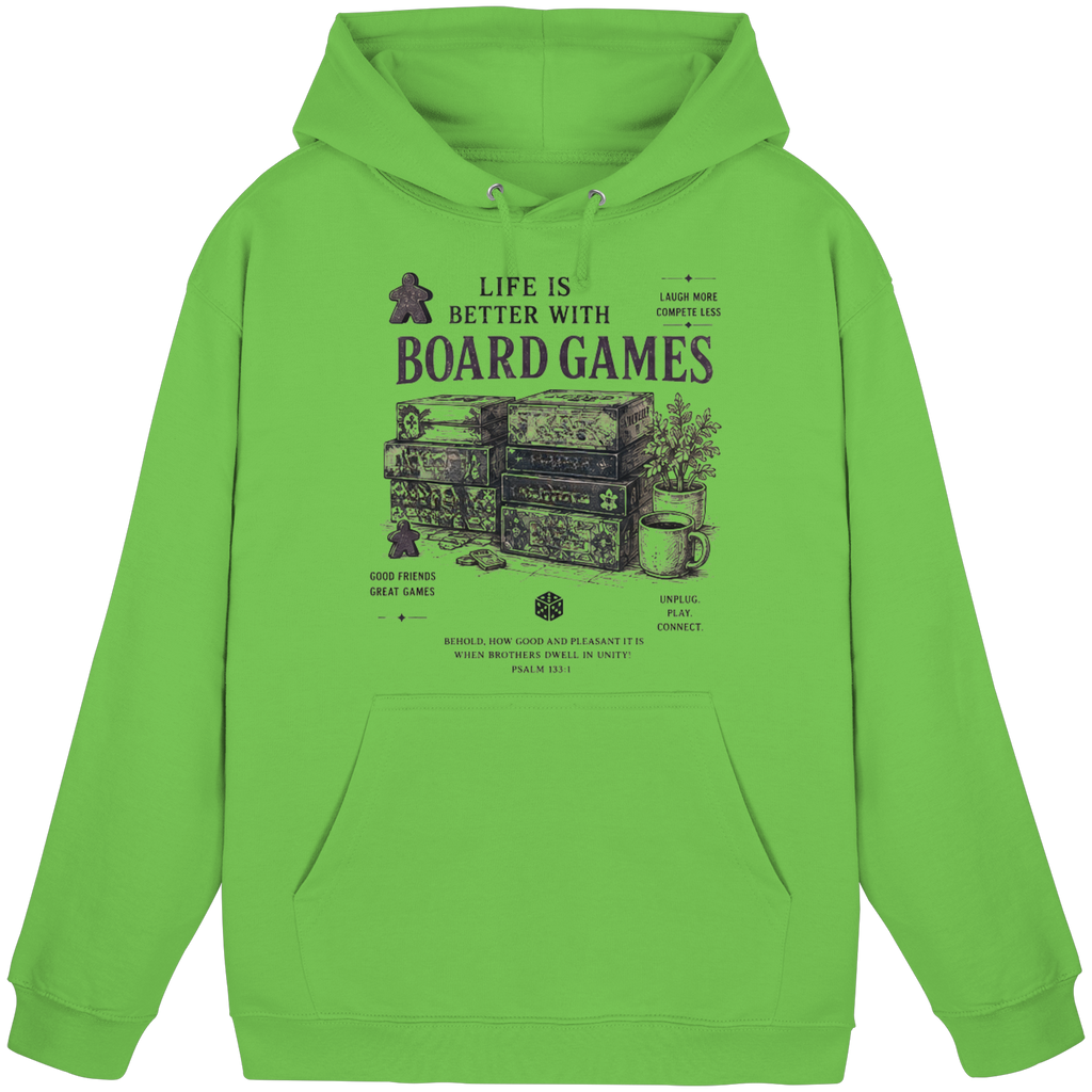 Life Is Better With Board Games - Basic Unisex Hoodie