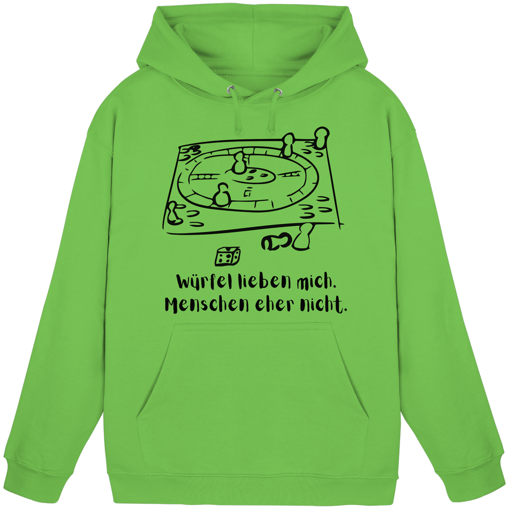 Würfel lieben mich. Menschen eher nicht. - Basic Unisex Hoodie