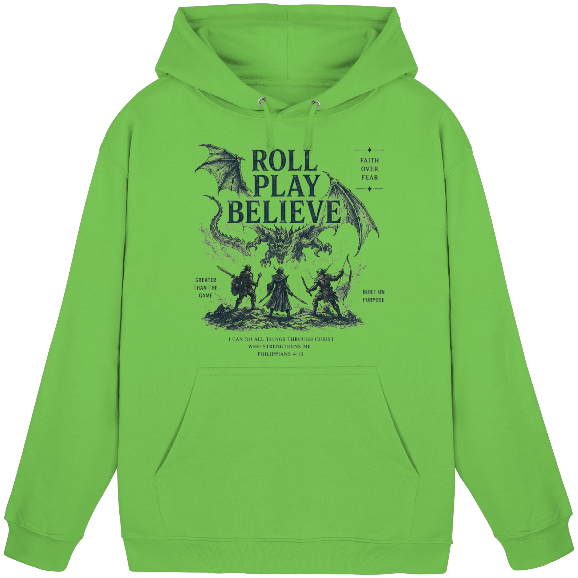 Roll. Play. Believe. - Basic Unisex Hoodie