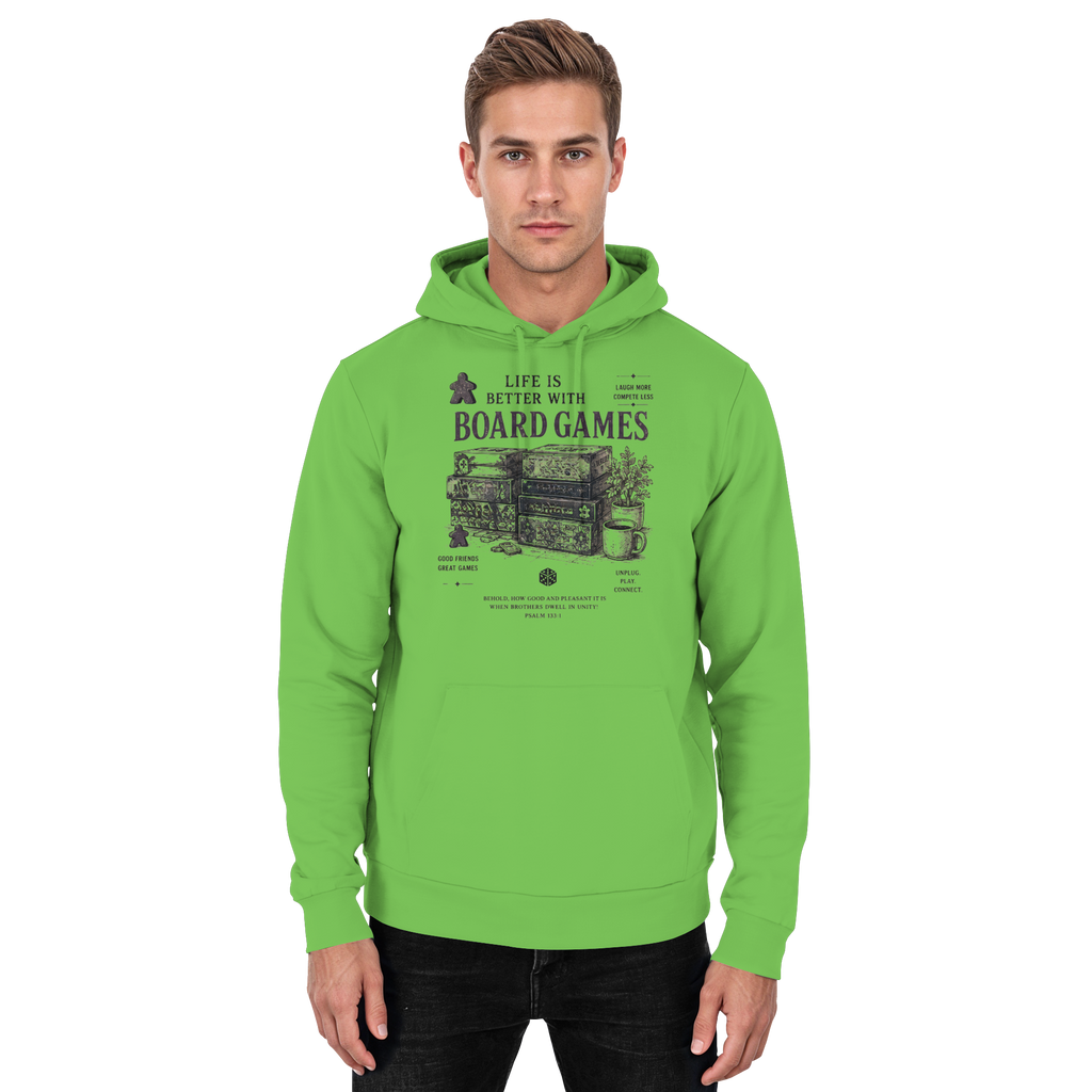 Life Is Better With Board Games - Basic Unisex Hoodie