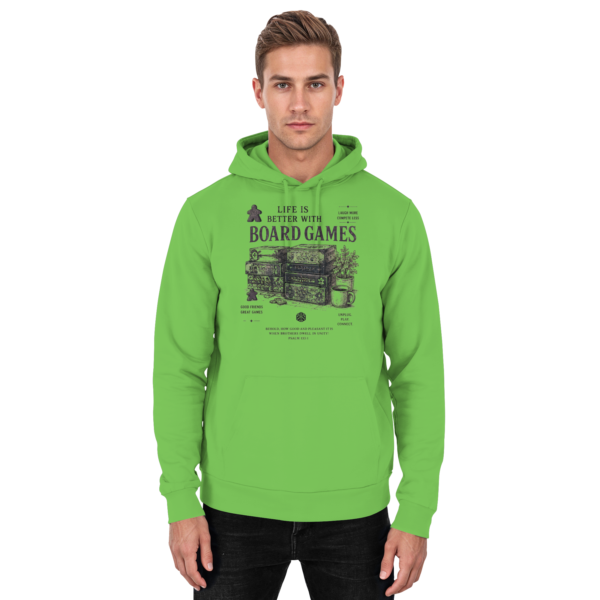 Life Is Better With Board Games - Basic Unisex Hoodie