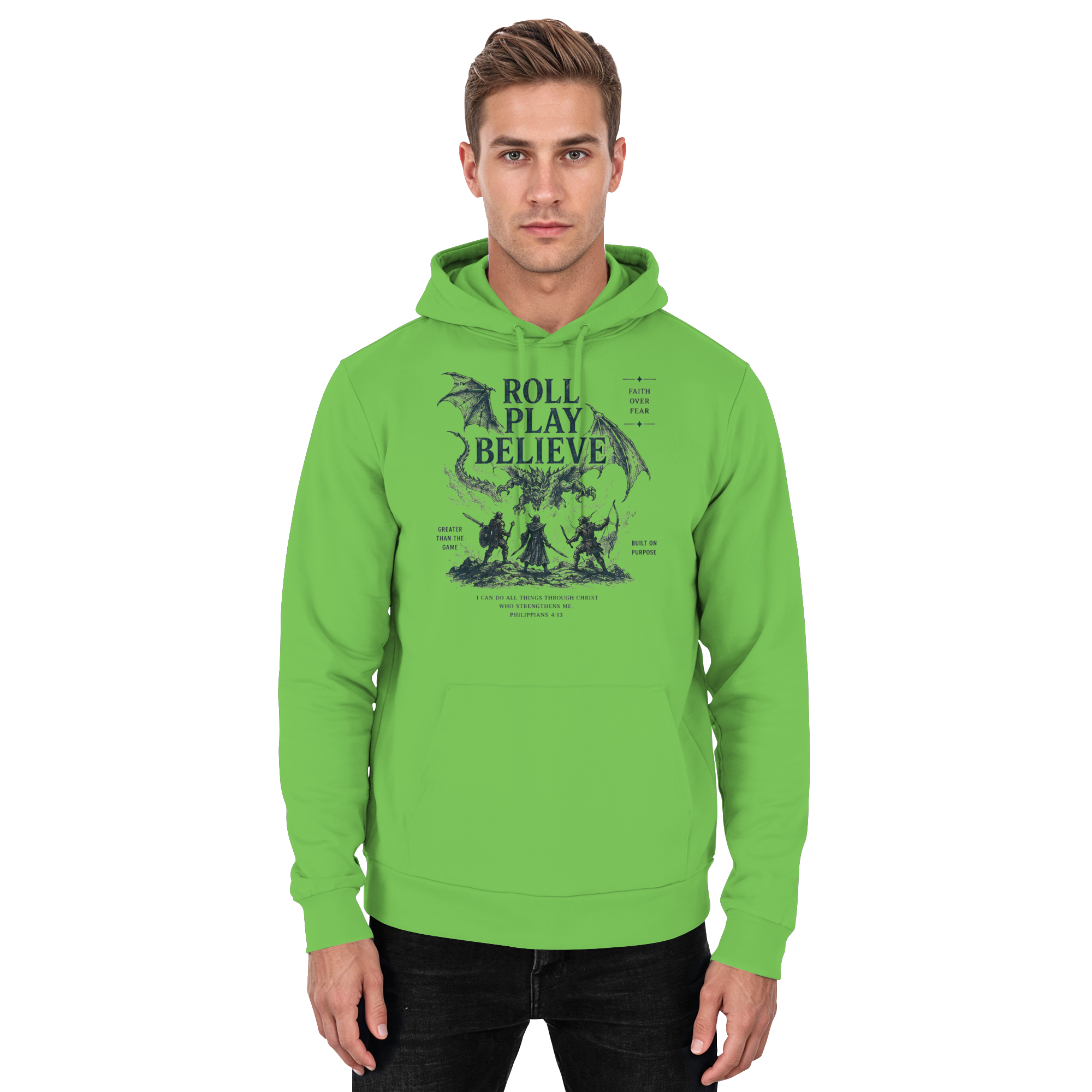 Roll. Play. Believe. - Basic Unisex Hoodie