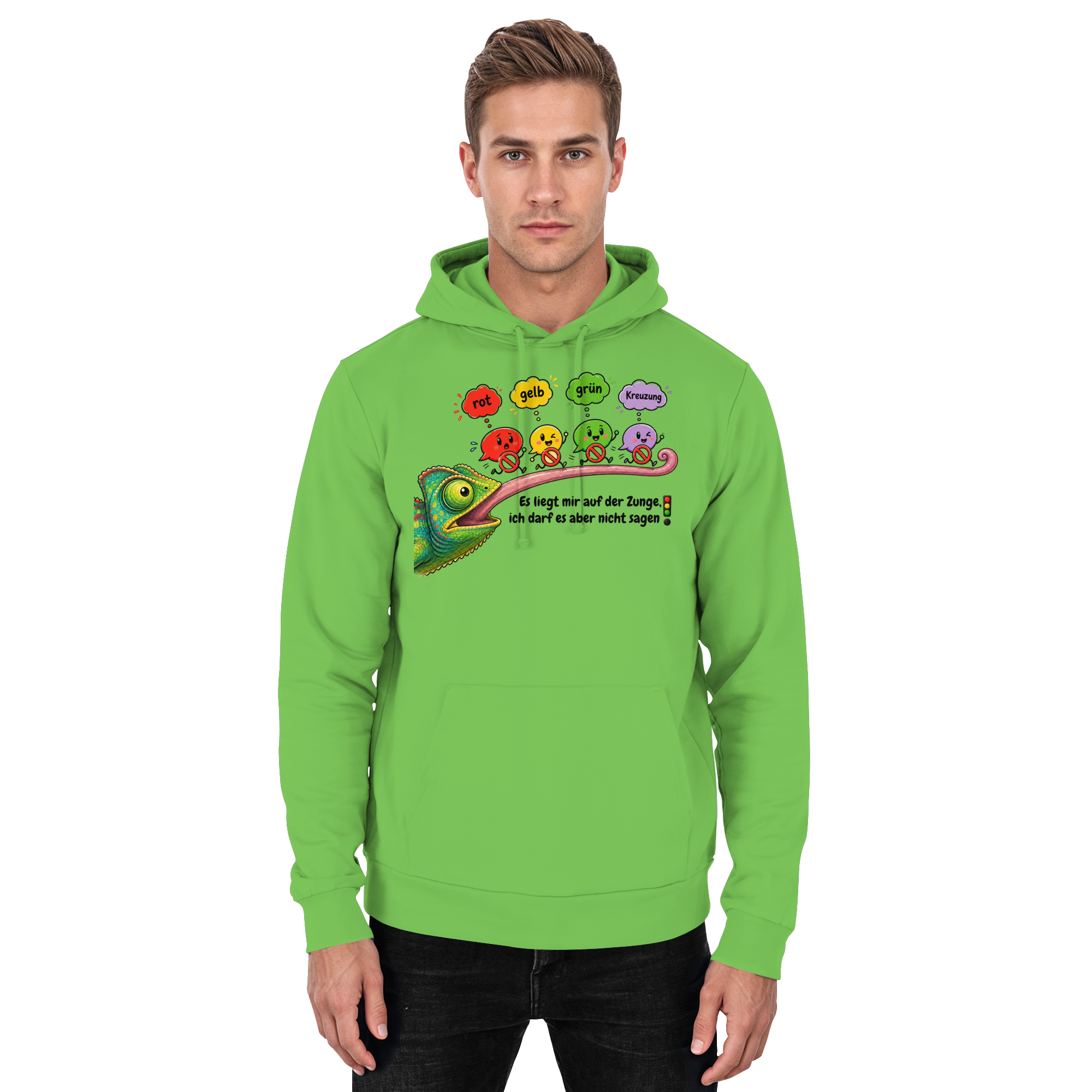 Wort-Chamäleon – Meister der Umschreibung - Basic Unisex Hoodie