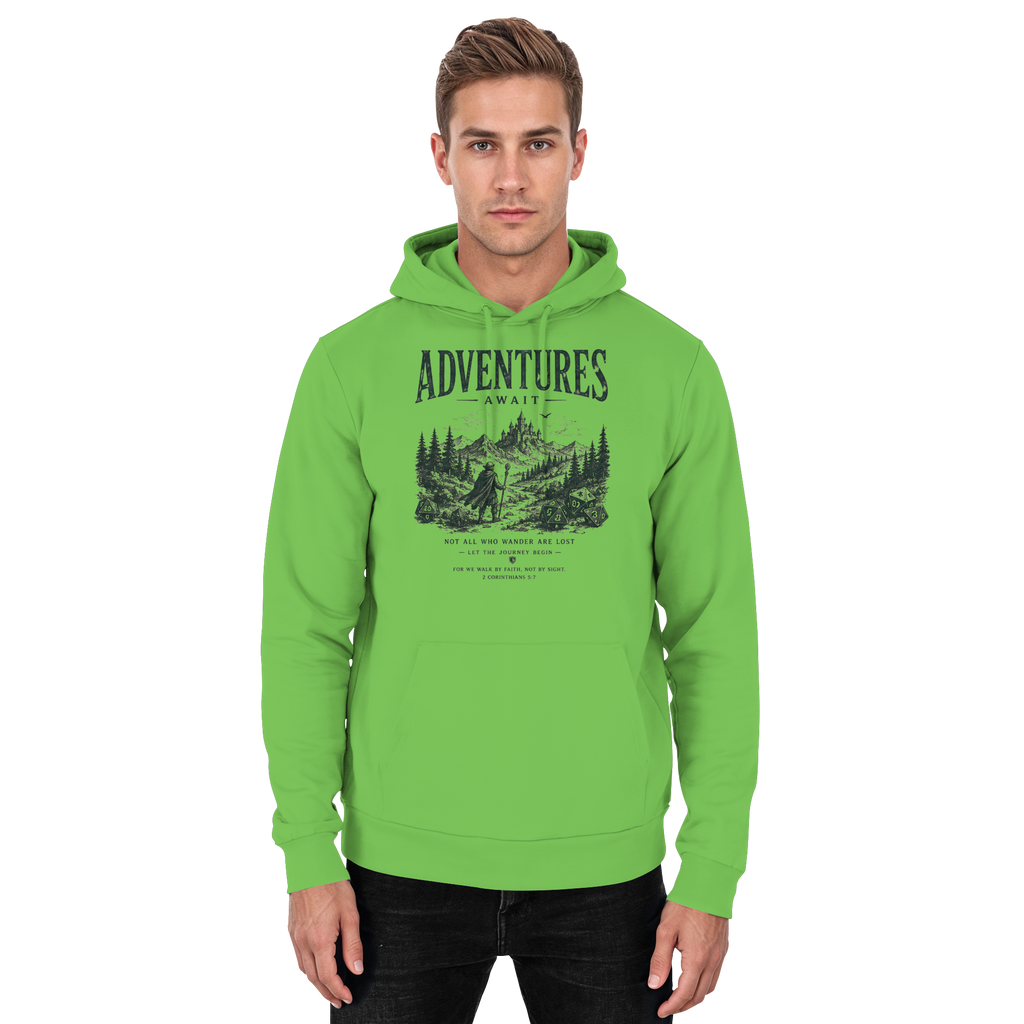 Adventures Await. - Basic Unisex Hoodie