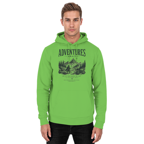Adventures Await. - Basic Unisex Hoodie