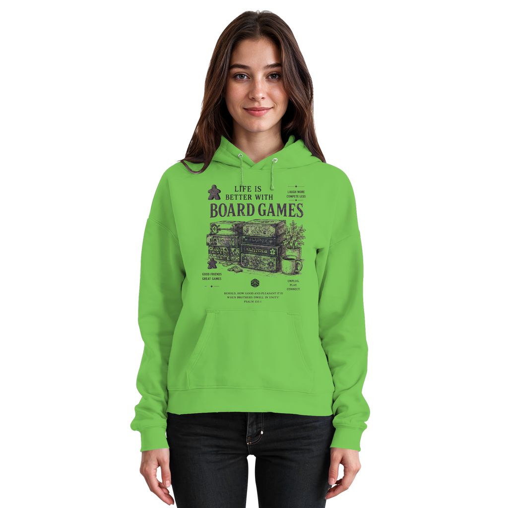 Life Is Better With Board Games - Basic Unisex Hoodie