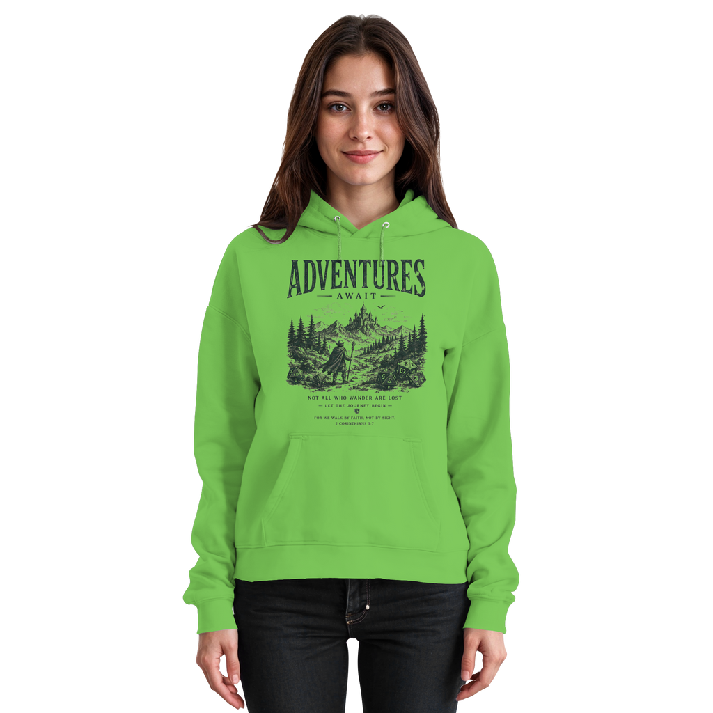 Adventures Await. - Basic Unisex Hoodie