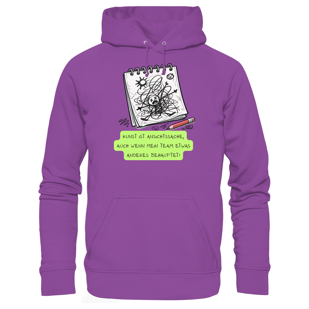 Kunst ist Ansichtssache - Basic Unisex Hoodie