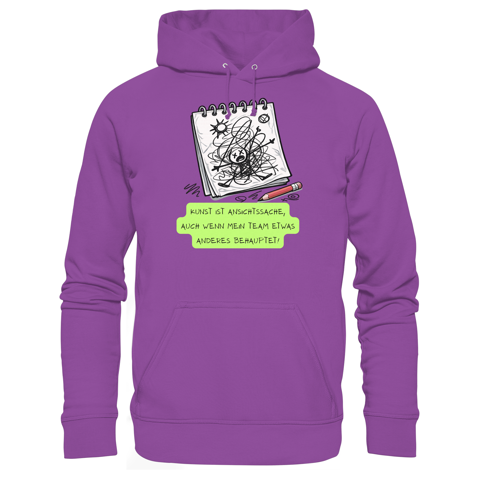 Kunst ist Ansichtssache - Basic Unisex Hoodie