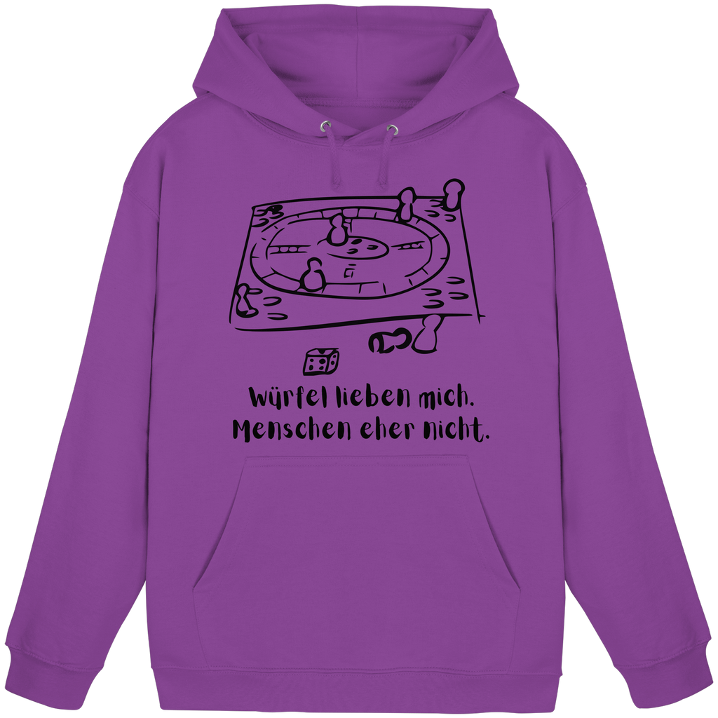 Würfel lieben mich. Menschen eher nicht. - Basic Unisex Hoodie