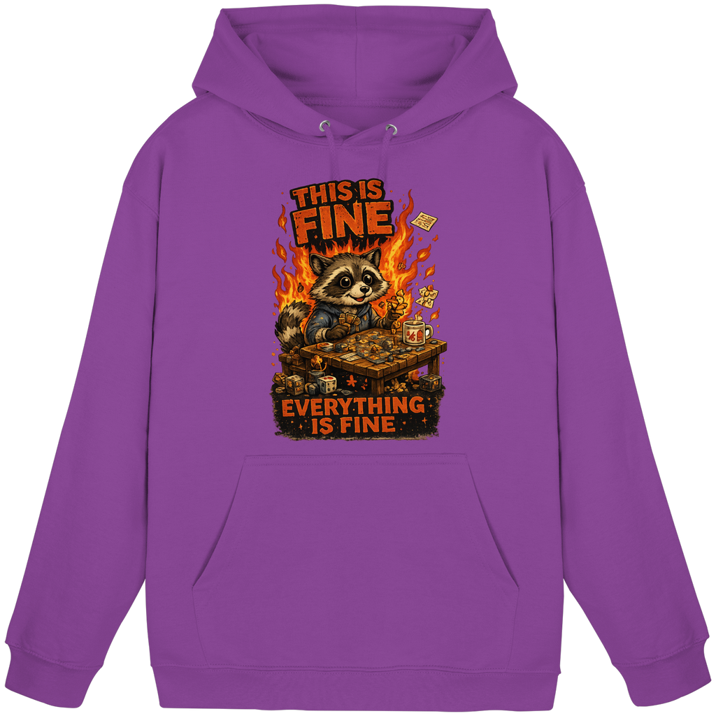 This Is Fine Club! - Basic Unisex Hoodie