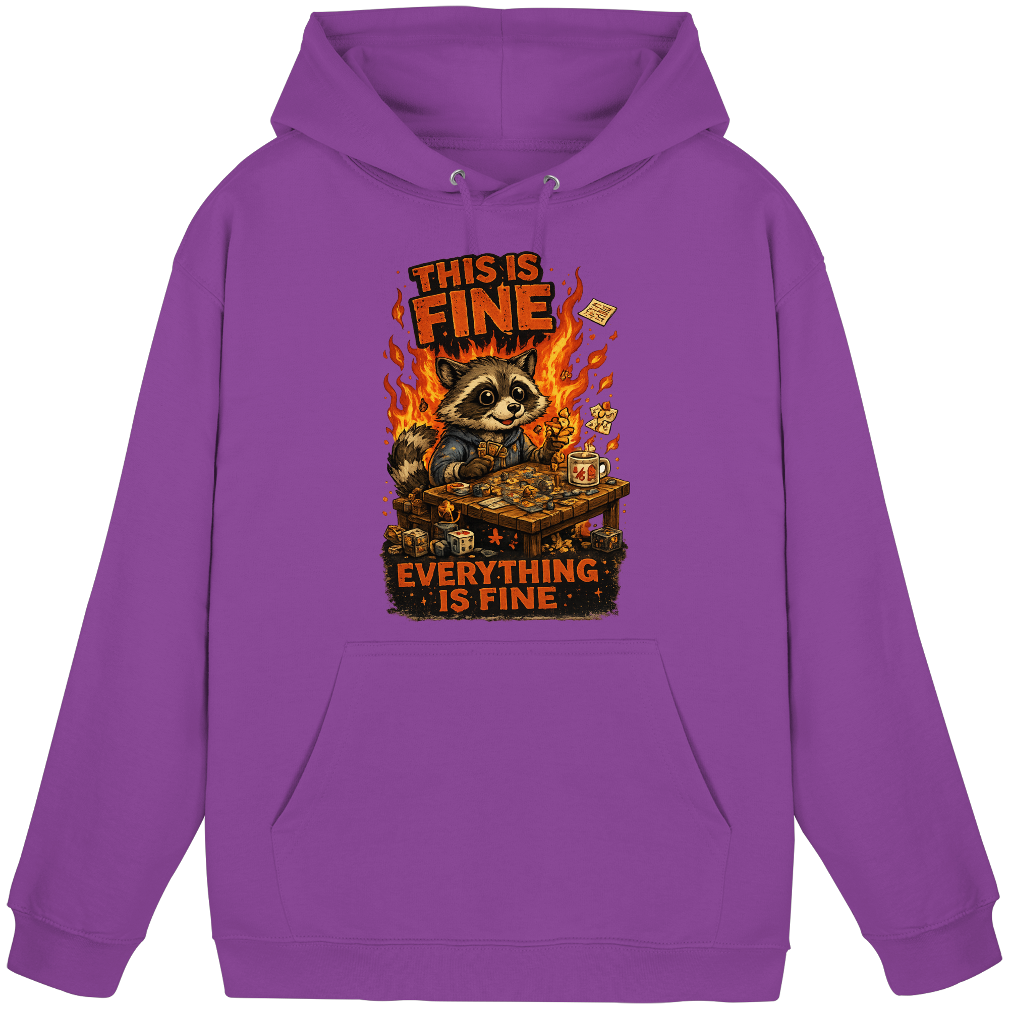 This Is Fine Club! - Basic Unisex Hoodie