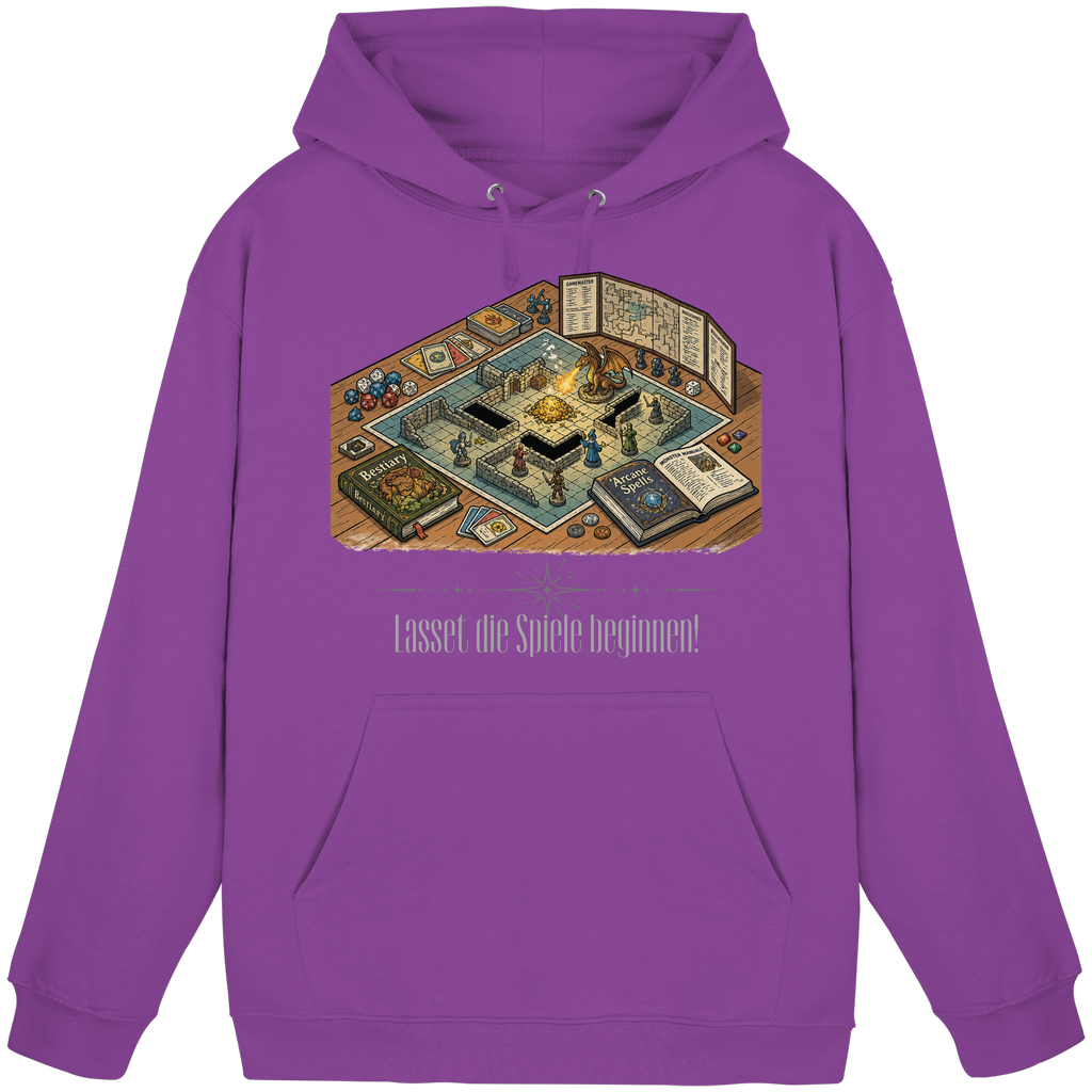 Lasset die Spiele beginnen!  - Basic Unisex Hoodie