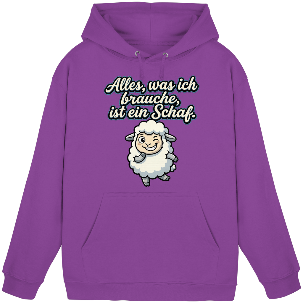 Alles, was ich brauche, ist ein Schaf!  - Basic Unisex Hoodie