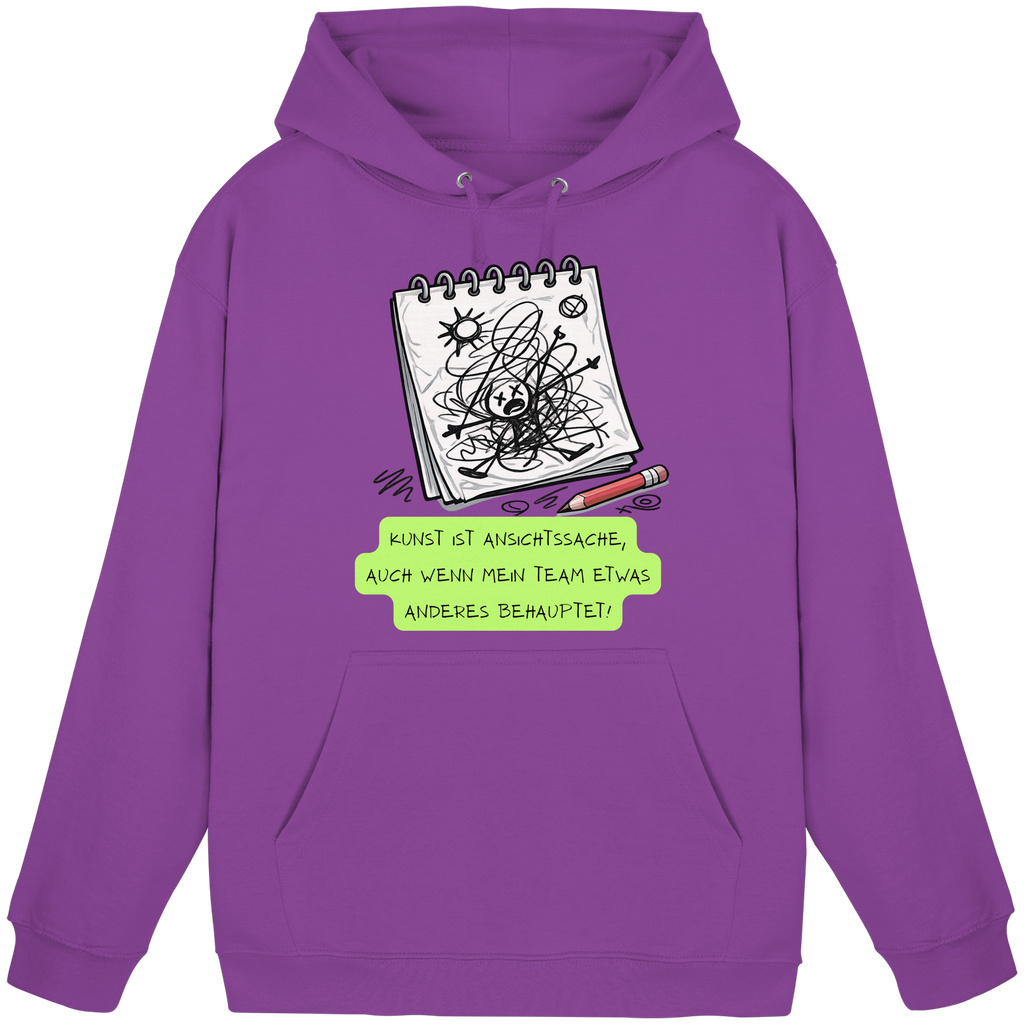 Kunst ist Ansichtssache - Basic Unisex Hoodie